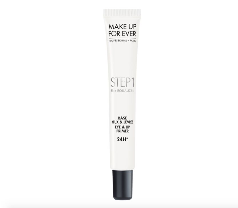 7.Makeup Forever STEP 1一步妝前眼唇底霜：底霜加添獨特的三重配方，並配以舒適的凝膠質地，既可以改善膚質，亦有助提升眼妝產品的上色度！此外產品亦含有EQUALIZER複合因子，具有滋潤、控油光等功效～
