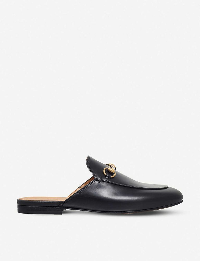 14.Princetown leather backless loafers 售價 $4,150 | 香港售價 $6,200