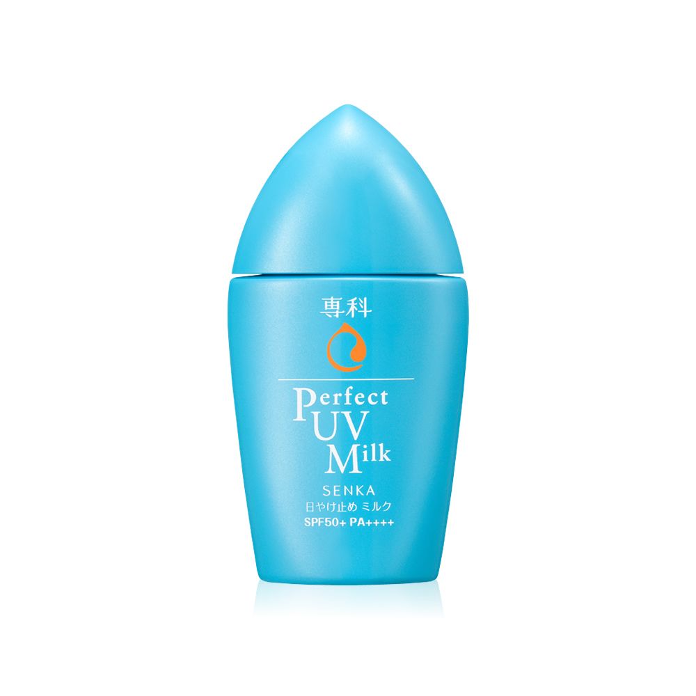 專科 Perfect UV Milk  SPF50+ PA++++  (售價以官方為準)  防水抗汗配方，加入蠶絲蛋白保濕精華、雙重玻尿酸、水潤保濕。通過肌膚敏感性測試，可用肥皂卸除。