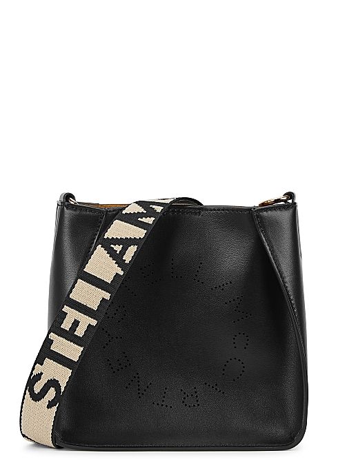 Stella Logo mini black cross-body bag (折後HK$2,646，原價HK$3,780)