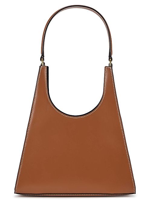 Rey brown leather top handle bag (折後HK$1,589，原價HK$2,270)