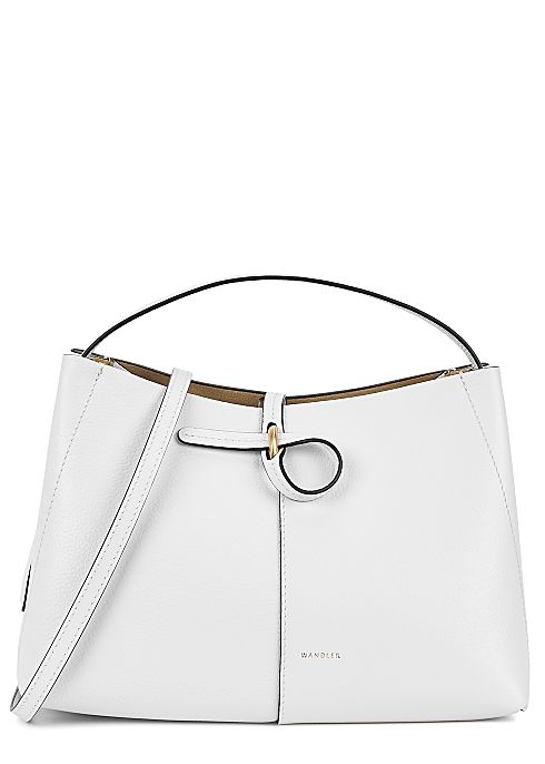 Ava mini off-white leather tote (折後HK$3,290，原價HK$4,700)
