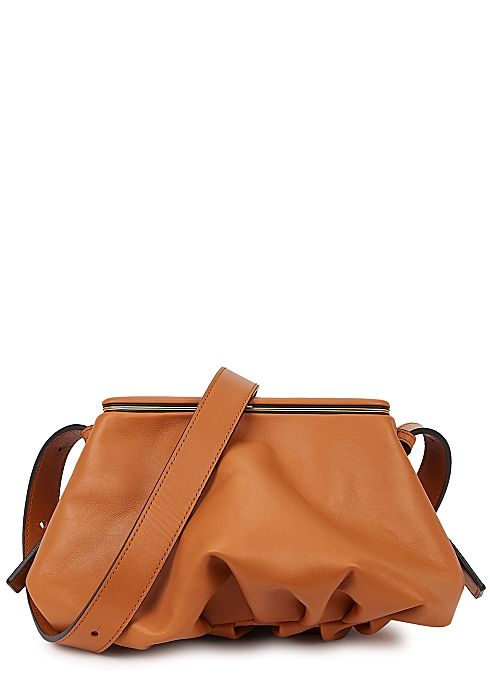 LUTZ MORRIS Blake brown leather cross-body bag (折後HK$4,060，原價 HK$5,800)