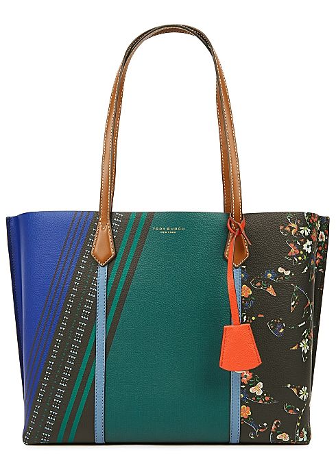 TORY BURCH Perry multicoloured leather top handle bag (折後HK$2,408，原價HK$3,440)