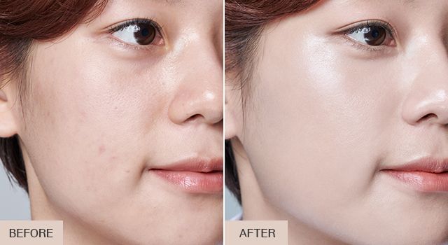 NEO BB Cushion Glow <粉色包裝> - Before & After