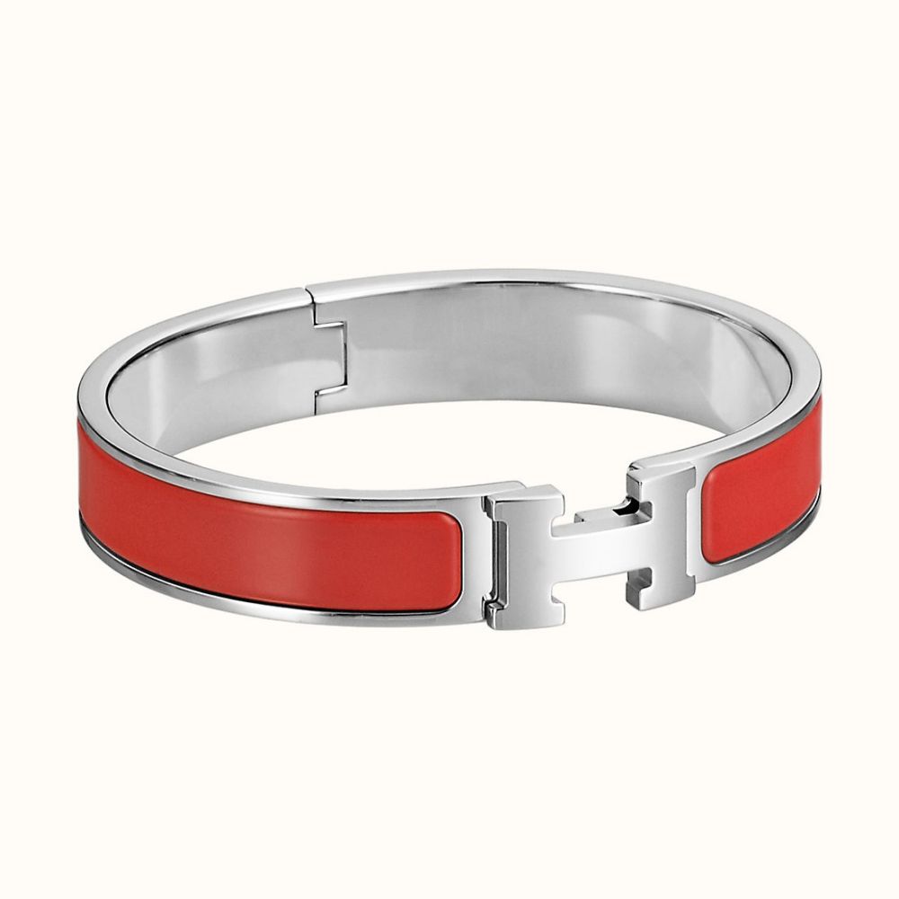 Clic H Bracelet #Rouge Corail (售價港幣HKD $5,400)