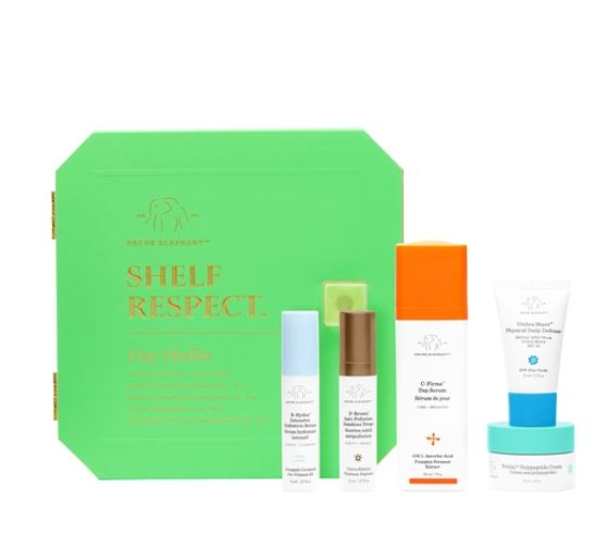 DRUNK ELEPHANT Shelf-Respect™ Day Shelfie Skincare Kit (HK$552，原價HK$690)