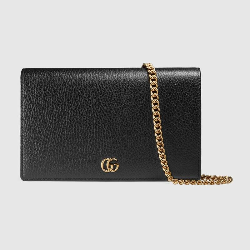 GG Marmont皮革迷你鏈帶手袋 HK$ 7,450