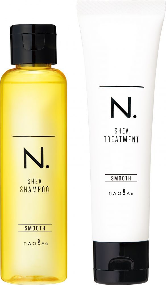 N. SHEA SHAMPOO&TREATMENT SET (SMOOTH )  日本專業級護髮品牌，配合植物保濕精油成分及白花香氣，幫助深層滋潤受損秀髮，使頭髮輕盈舒適。
