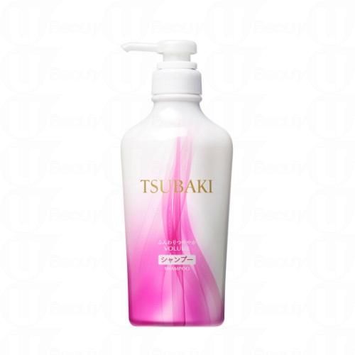 TSUBAKI 草本豐盈洗髮露  加入5大天然美容成分，水溶性成分能充分滲透髮芯，預防頭髮扁塌，回復豐盈有光澤。