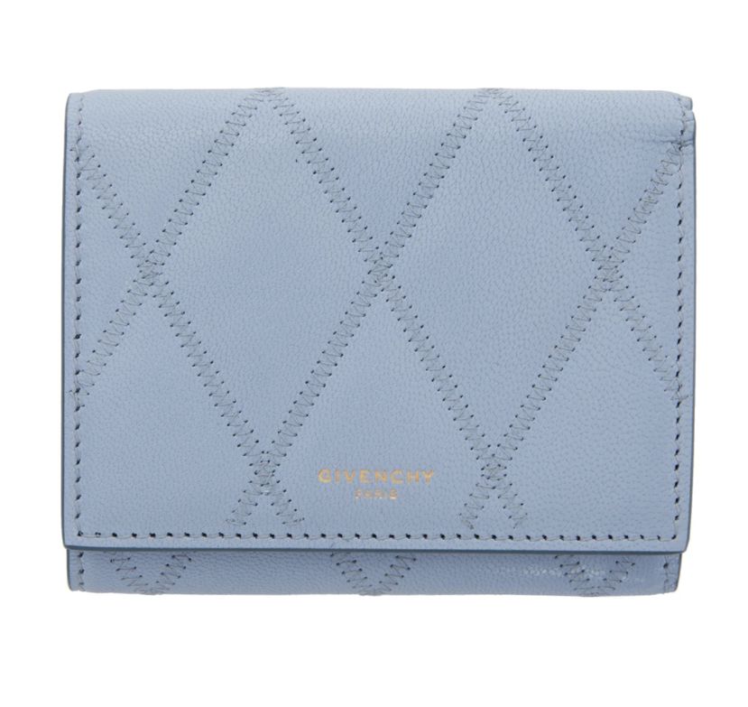 2. Givenchy Blue GV3 Trifold Wallet (HK$2,761，原價HK$4,060)