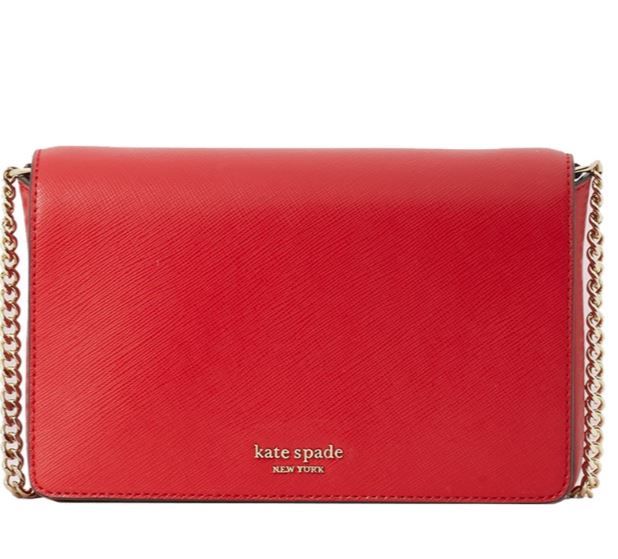 Kate Spade Spencer Chain Wallet Crossbody Bag- Hot Chili 原價HK$  2,475| 5折後HK$ 1,238
