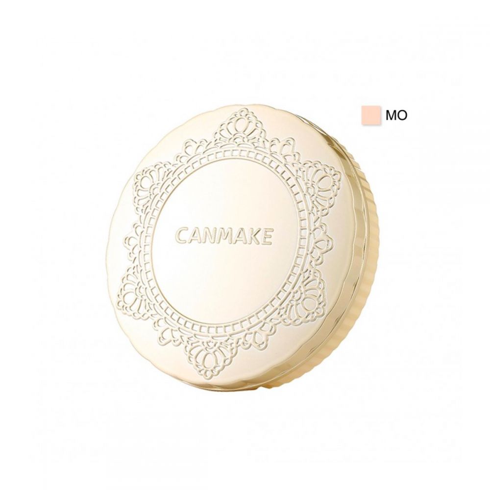 2. CANMAKE 透亮美肌蜜粉餅（香港售價：$138/10g）──蜜粉餅由大小不同的幼細粉末粒子組成，能有效修飾毛孔和平滑肌膚紋理，呈現乾淨自然的妝容。