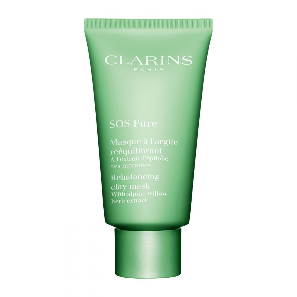 3. CLARINS SOS 淨化面膜 售價HK$370 | 75ml。 適合混合性至油性肌膚使用，乳霜狀面膜能即時修護和淨化肌膚，吸收多餘油脂，去除污垢，收細毛孔，回復清爽光澤的肌膚。