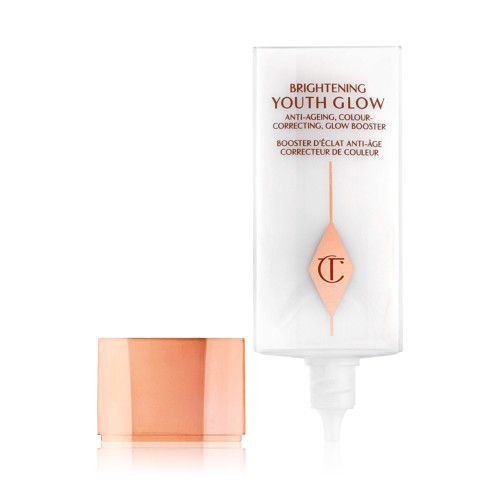 Brightening Youth Glow 妝前乳：含豐富成份的妝前乳有效修飾並均勻膚色，打造健康透亮肌膚