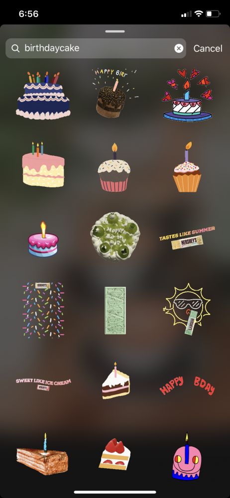 IG GIFs 關鍵字: birthdaycake