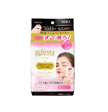 2. Bifesta 毛孔淨緻深層卸妝紙 (防水妝適用) 46片裝 (HK$49)