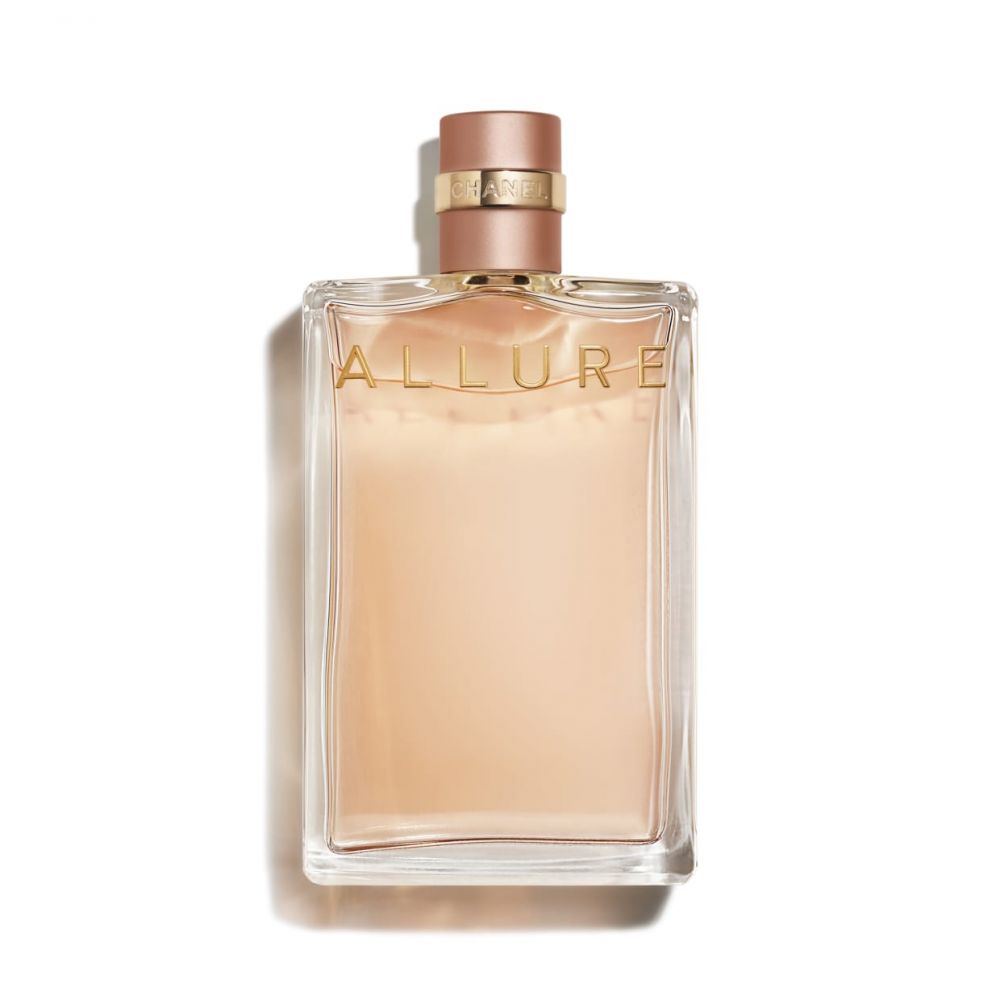 5. ALLURE：Allure于1986年就已经推出，与其他香水系列不同的的是，调香师渴望赋予香水一种更浓厚的东方气息，因此参考了东方女性温柔而又略带成熟的形象，作为设计的基础！当中加入了三种主要元素的香调，分别是东方调、果香、花香，透过改变香调的浓度，而重新演绎出充满东方美感的浓厚气息！