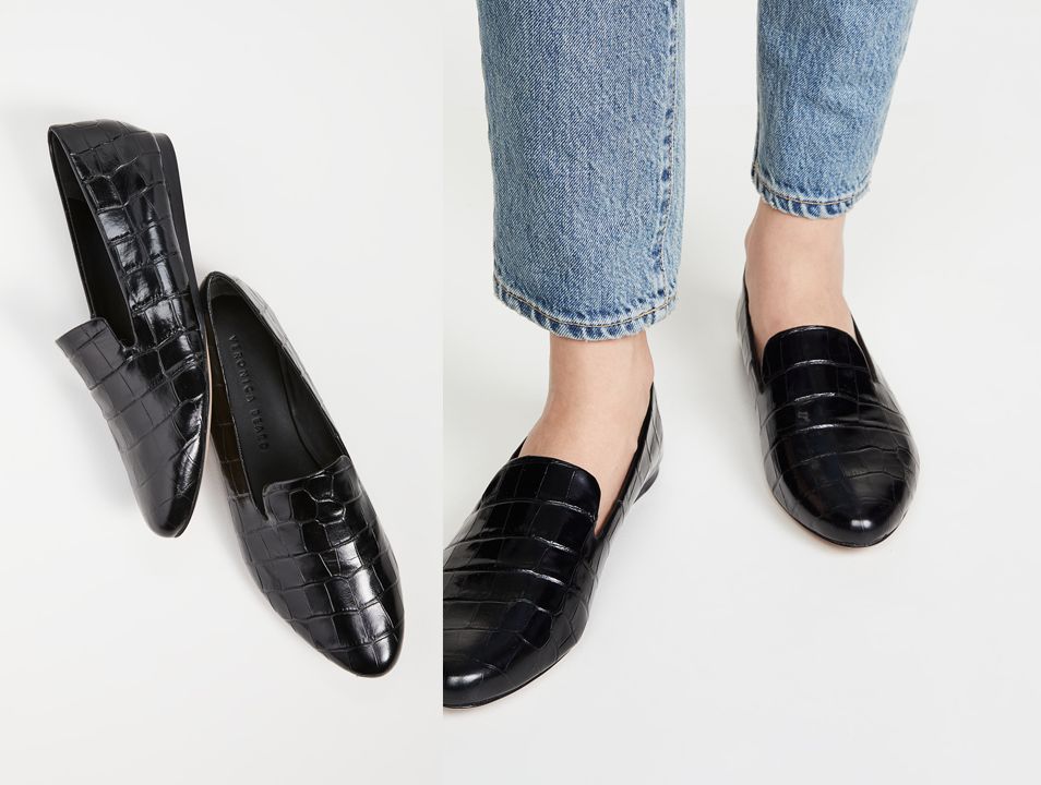 8. Veronica Beard Griffin 平底鞋（黑色）──原價 HK$2,518.85 | 特價 HK$1,259.42（5折）