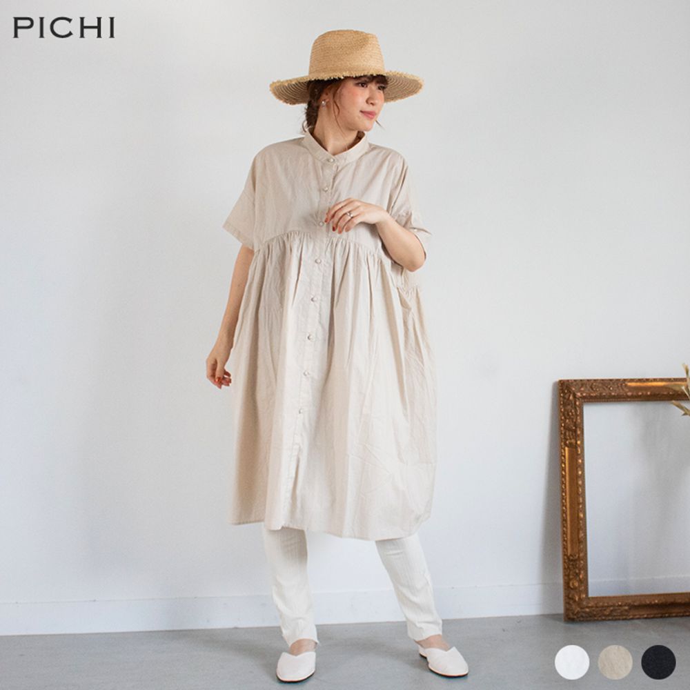 短袖寬鬆連身裙──售價：日圓￥6,149円（連稅）