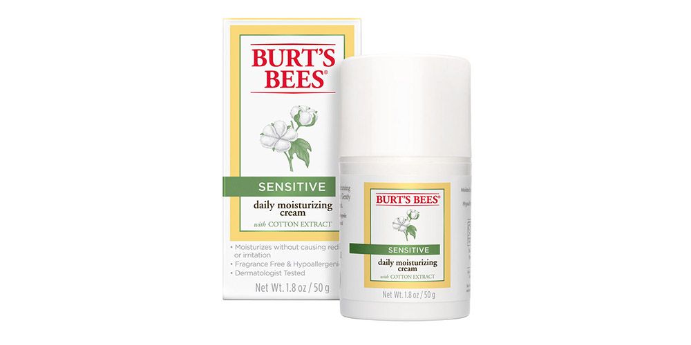 濕疹面霜推薦9. Burt's Bees Sensitive Daily Moisturizing Cream。 溫和天然成分，舒緩滋養泛紅或發炎肌膚，低過敏性無香味配方。