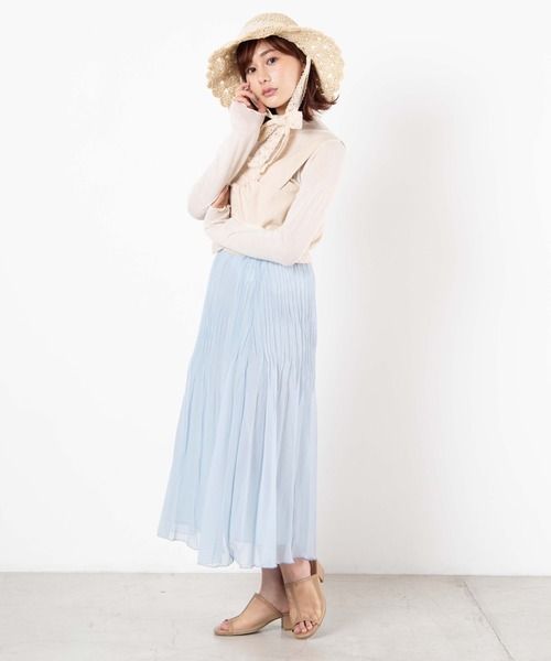 雪紡百褶裙-原價日元¥ 3,299 | 優惠價日元¥ 769