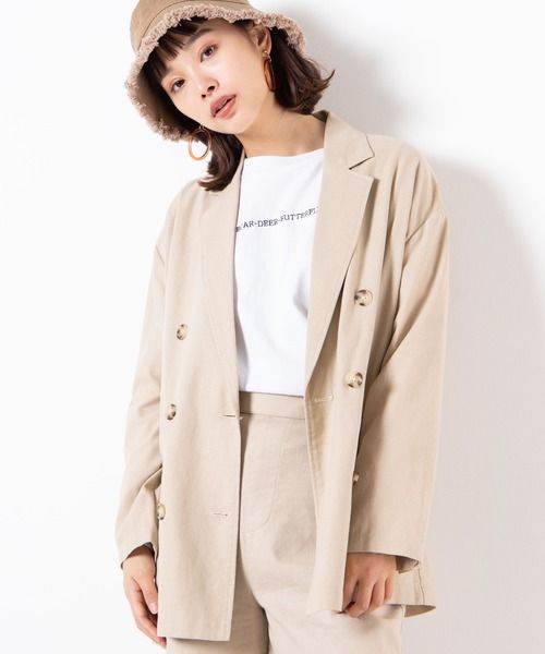 亞麻混紡西裝外套-原價日元¥ 5,499 | 優惠價日元¥ 2,309