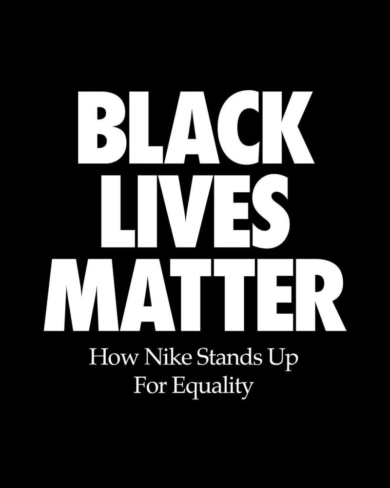 為了回饋社會，NIKE亦承諾將一口氣捐贈$4,000萬美元予慈善機構，以支持黑人社區，消除種族歧視。