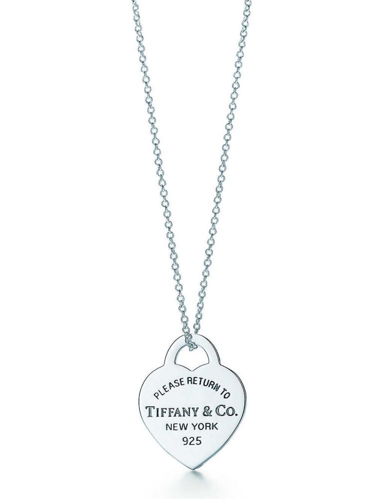4 TIFFANY & CO Return to Tiffany Heart Tag Pendant 售價：£165 （折合約港幣HK$ 1481）