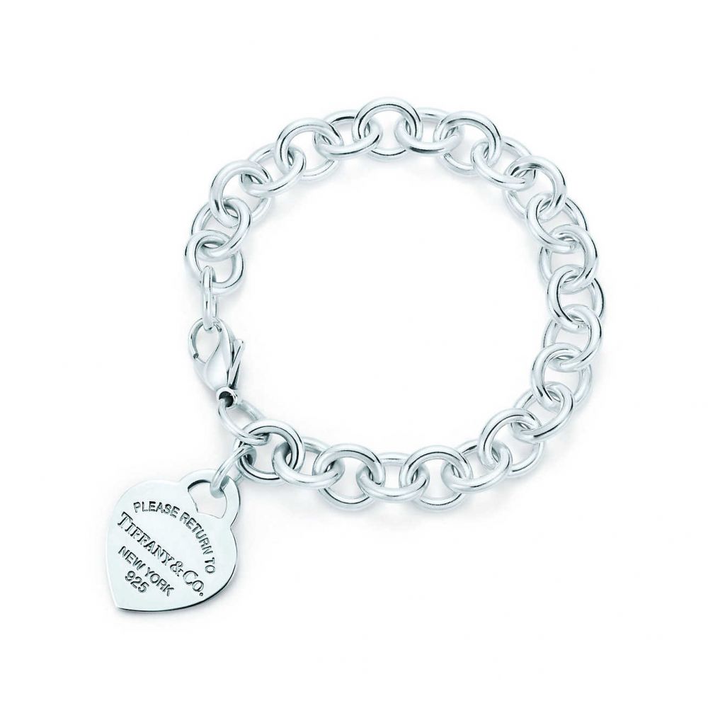 19 Return to Tiffany Heart Tag Charm Bracelet 售價：£285 （折合約港幣HK$ 3423）