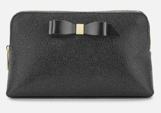 Ted Baker - Women's Elois Bow Leather Washbag(原價 £55 | 優惠價£39)