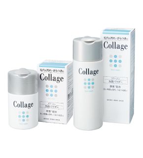 Collage Face Wash Powder 40g 1,600円未連稅 低刺激性，無香料、色素，加入酵素成分，幫助去除老廢角質，提升後續保養效果。
