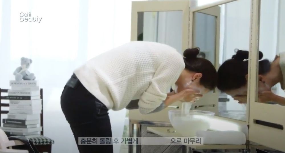 然後用清水沖洗乾淨 然後用清水沖洗乾淨