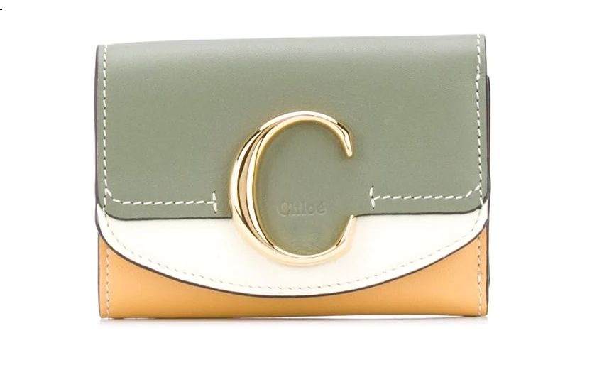 Chloé C mini tri-fold wallet(原價 HK$2,462 | 7折優惠價HK$1,723)