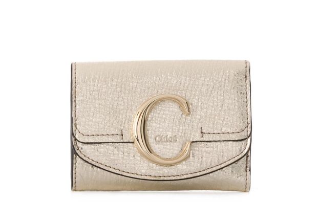 Chloé  C small tri-fold wallet(原價 HK$2,523 | 8折優惠價HK$2,018)
