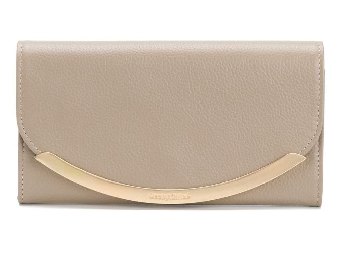 See by Chloé - metallic flap wallet(原價 HK$1,600 | 6折優惠價HK$960)