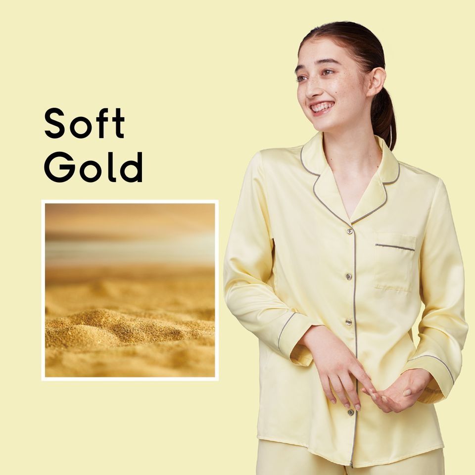 3. Soft Gold：「朝氣明朗，綻放能量的淡黃。」- 如陽光般溫暖耀眼，鮮艷的顏色帶來朝氣勃勃的感覺，充满了希望和活力。
