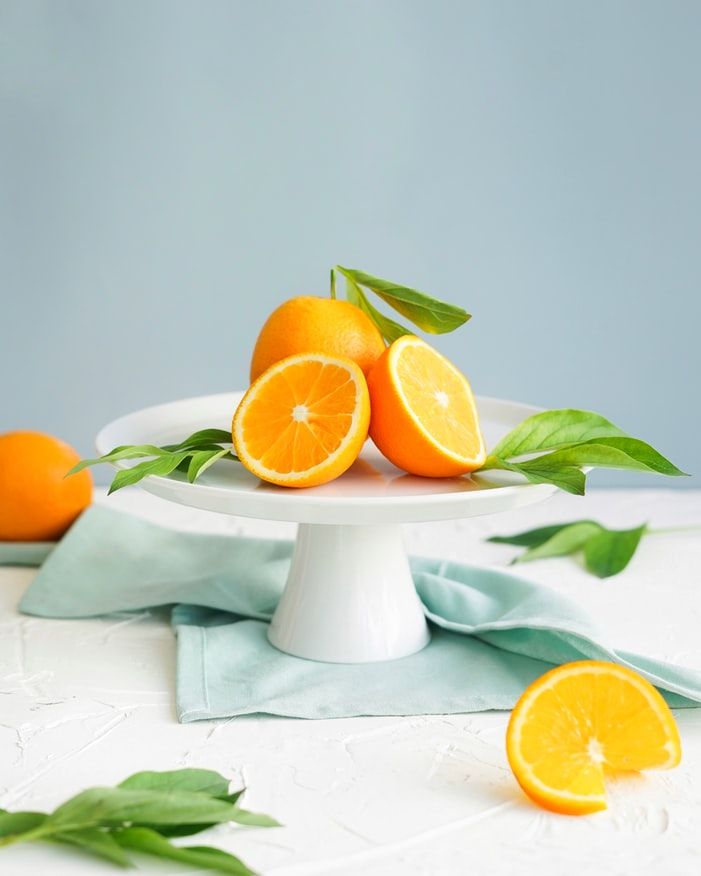 橘子  橘子當中蘊含豐富的維生素C以及纖維，能夠有助增加飽腹感，減少出現飢餓感的狀況，以減輕後來飲食的卡路里攝取。