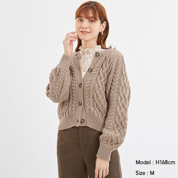 4. Cable cocoon cardigan 港幣$199