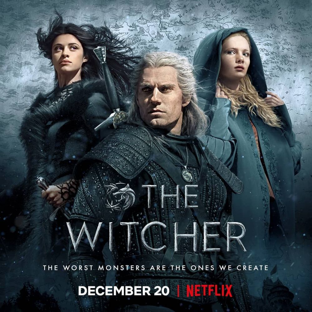 4.《THE WITCHER》: 《獵魔士》是一部美國和波蘭合作拍攝的奇幻電視劇，故事主要講述變種獵魔士Geralt of Rivia遊走於世界各地，試圖在一個充滿怪物和人心險惡的世界中找到自己定位的故事。