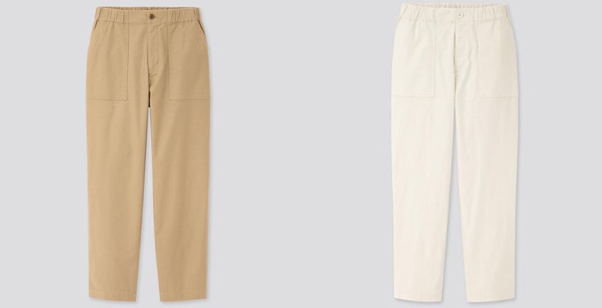 棉質輕鬆 9 分褲 #3色（原價港幣$199，現售$99）