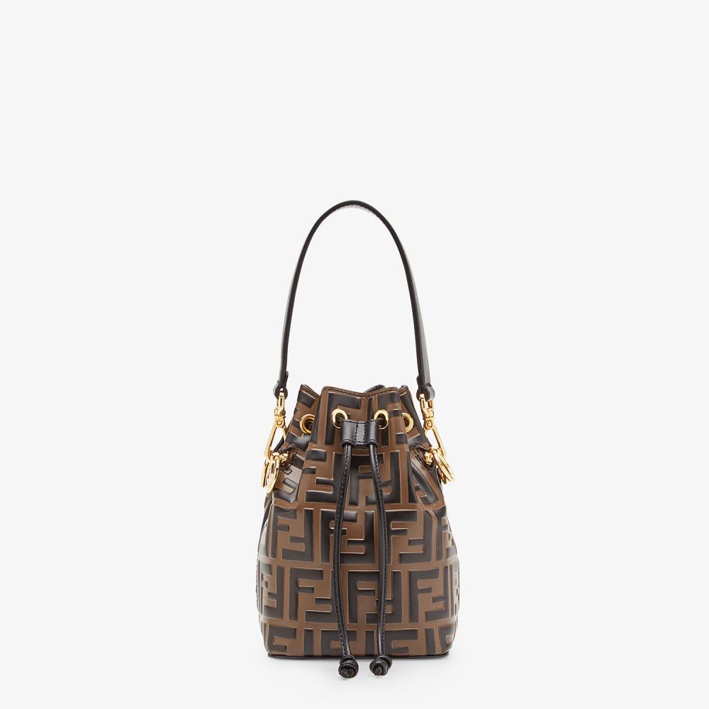 MON TRESOR Brown leather mini-bag｜ HK$ 15,200
