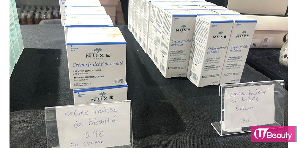 NUXE 48HR Moisturizing Cream 特價 HK$98； NUXE 48HR Moisturizing Serum 特價 HK$111