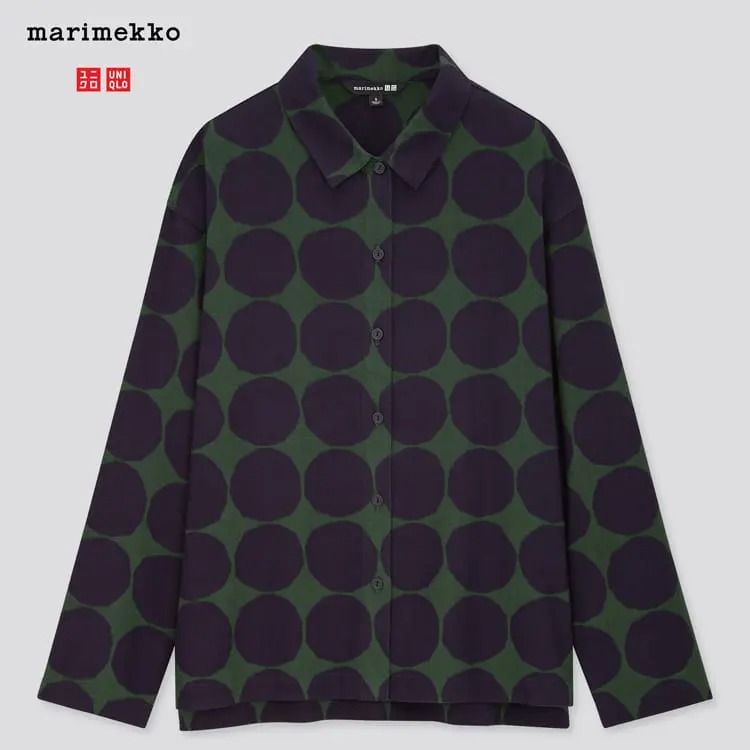 Marimekko 法蘭絨長袖恤衫  (港幣售價$149)