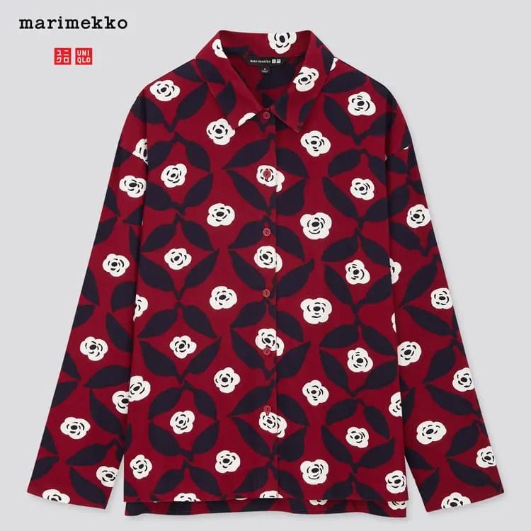Marimekko 法蘭絨長袖恤衫   (港幣售價$149)