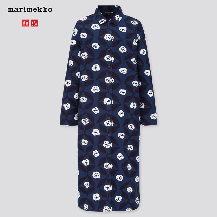 Marimekko 法蘭絨長袖連身裙  (港幣售價$199)