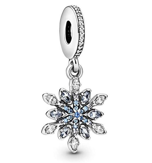 7.Pandora Jewelry Crystalized Snowflake Charm in Sterling Silver 售價HKD 553.29（香港售價 HKD 599）