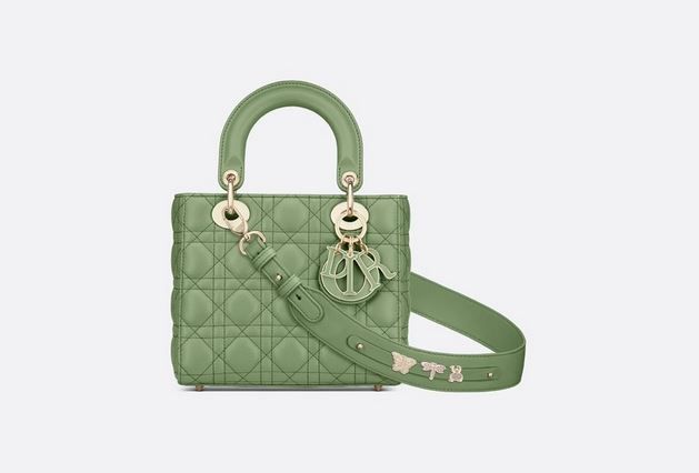 Lady Dior My ABCDior 手袋薄荷綠色 Cannage 藤格紋圖案羊皮HK$37,000