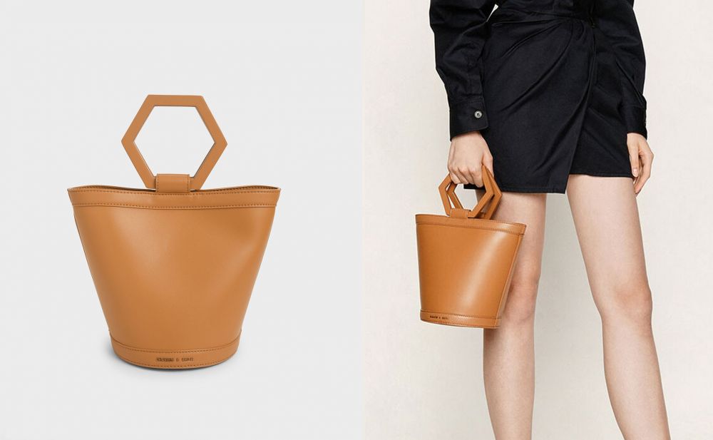 Geometric Handle Bucket Bag 原價HK$499 | 折後HK$349