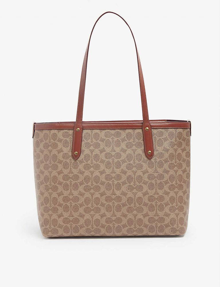 11. COACH Central coated-canvas and leather tote bag 售價 $2550 | 輸入8折優惠碼後 $2040